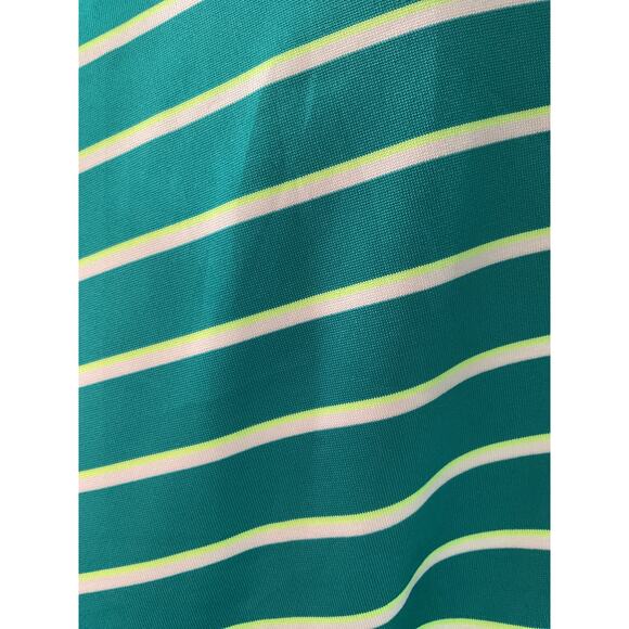 Under Armour Green Striped Polo for Teens SM - Picture 4 of 4